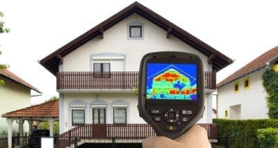 calgary home inspection thermal imaging camera infant of house