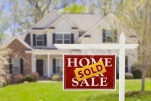 Sold sign for seller home inspection